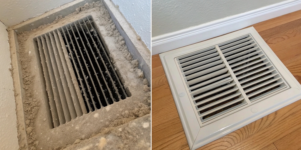 Optimize your Nolensville home: Discover what air duct cleaning resolves when supply registers blow back dust and particulates. Get cleaner air now!