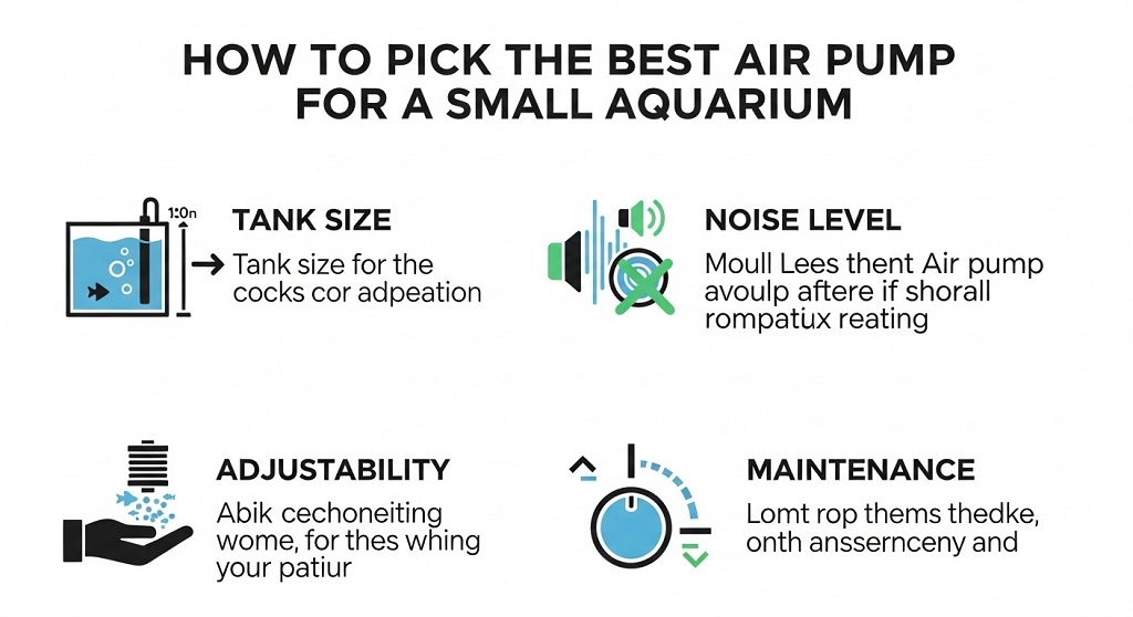 Nano tank air pump connected to sponge filter in 5 gallon aquarium